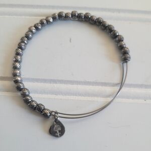 Alex and Ani Elegant Silver Beaded Bracelet #a43